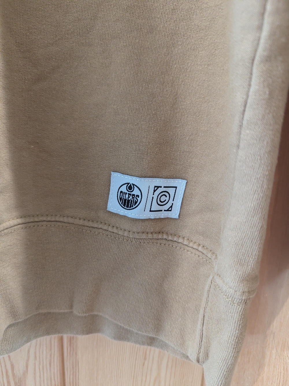 Oilers Olive Green Graphic Sweatshirt - Picture 6 of 7